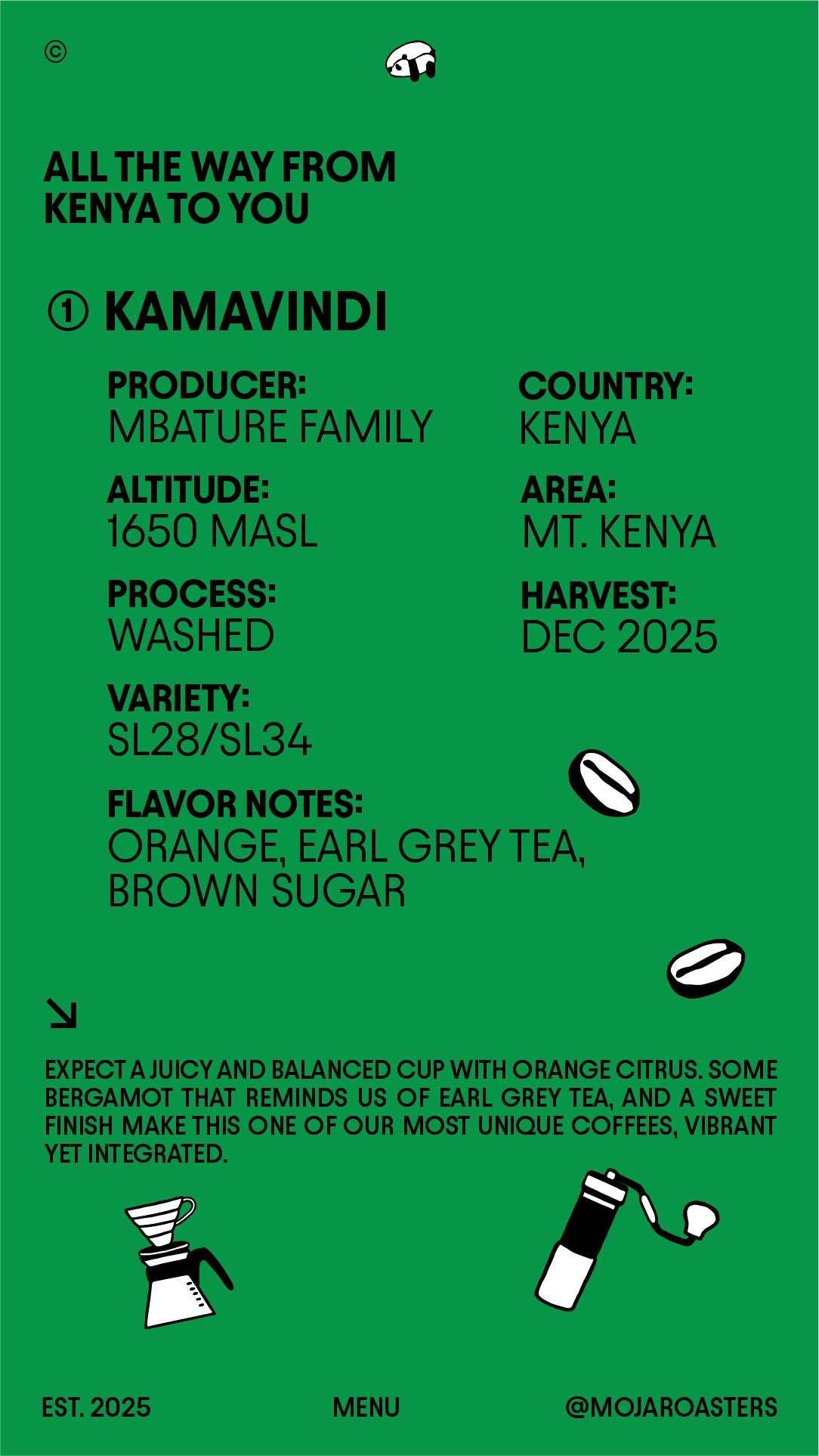 KENYA - KAMAVINDI - SL28/SL34 - WASHED